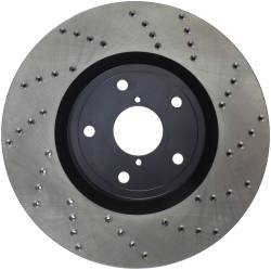 StopTech - StopTech 128.47022L Sport Cross-Drilled Disc Brake Rotor for Impreza WRX STI - Image 2