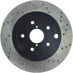 StopTech - StopTech 128.47030L Sport Cross-Drilled Disc Brake Rotor for Impreza WRX STI - Image 1