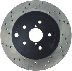 StopTech - StopTech 128.47030R Sport Cross-Drilled Disc Brake Rotor for Impreza WRX STI - Image 1