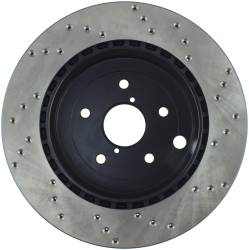 StopTech - StopTech 128.47030R Sport Cross-Drilled Disc Brake Rotor for Impreza WRX STI - Image 2