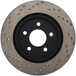 StopTech - StopTech 128.61087L Sport Cross-Drilled Disc Brake Rotor for 05-14 Mustang - Image 1