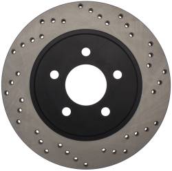 StopTech - StopTech 128.61087L Sport Cross-Drilled Disc Brake Rotor for 05-14 Mustang - Image 2
