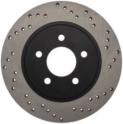 StopTech - StopTech 128.61087R Sport Cross-Drilled Disc Brake Rotor for 05-14 Mustang - Image 1