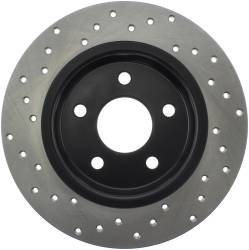 StopTech - StopTech 128.61099L Sport Cross-Drilled Disc Brake Rotor for 12-18 Focus - Image 1