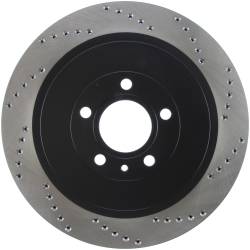 StopTech - StopTech 128.61105L Sport Cross-Drilled Disc Brake Rotor for 13-14 Mustang - Image 1