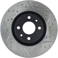 StopTech - StopTech 127.04004L Sport Cross-Drilled & Slotted Disc Brake Rotor - Image 1