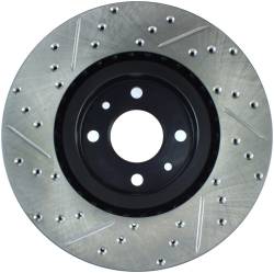 StopTech - StopTech 127.04004L Sport Cross-Drilled & Slotted Disc Brake Rotor - Image 2