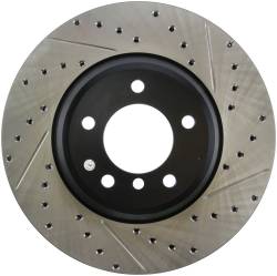 StopTech - StopTech 127.34093L Sport Cross-Drilled & Slotted Disc Brake Rotor - Image 1