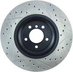StopTech - StopTech 127.34093R Sport Cross-Drilled & Slotted Disc Brake Rotor - Image 2