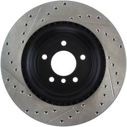 StopTech - StopTech 127.34080L Sport Cross-Drilled & Slotted Disc Brake Rotor - Image 2