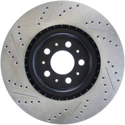 StopTech - StopTech 127.39035L Sport Cross-Drilled & Slotted Disc Brake Rotor - Image 2