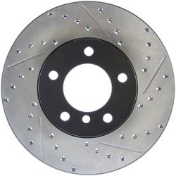 StopTech - StopTech 127.34108L Sport Cross-Drilled & Slotted Disc Brake Rotor - Image 1