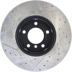 StopTech - StopTech 127.34108L Sport Cross-Drilled & Slotted Disc Brake Rotor - Image 2