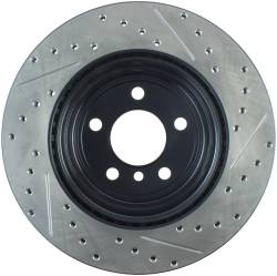 StopTech - StopTech 127.34141R Sport Cross-Drilled & Slotted Disc Brake Rotor - Image 2