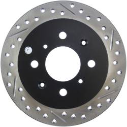 StopTech - StopTech 127.40017L Sport Cross-Drilled & Slotted Disc Brake Rotor - Image 1