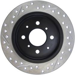StopTech - StopTech 127.40017L Sport Cross-Drilled & Slotted Disc Brake Rotor - Image 2