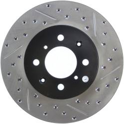 StopTech - StopTech 127.40021L Sport Cross-Drilled & Slotted Disc Brake Rotor - Image 1