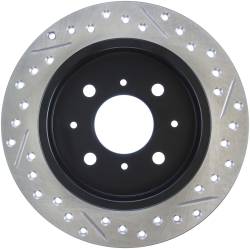 StopTech - StopTech 127.40017R Sport Cross-Drilled & Slotted Disc Brake Rotor - Image 2