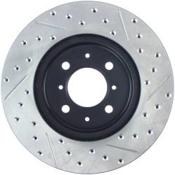 StopTech - StopTech 127.40021R Sport Cross-Drilled & Slotted Disc Brake Rotor - Image 2