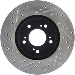 StopTech - StopTech 127.40026L Sport Cross-Drilled & Slotted Disc Brake Rotor - Image 2