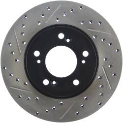 StopTech - StopTech 127.40026R Sport Cross-Drilled & Slotted Disc Brake Rotor - Image 1