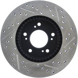 StopTech - StopTech 127.40026R Sport Cross-Drilled & Slotted Disc Brake Rotor - Image 2