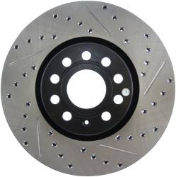 StopTech - StopTech 127.33098L Sport Cross-Drilled & Slotted Disc Brake Rotor - Image 1