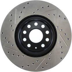StopTech - StopTech 127.33098L Sport Cross-Drilled & Slotted Disc Brake Rotor - Image 2