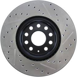 StopTech - StopTech 127.33098R Sport Cross-Drilled & Slotted Disc Brake Rotor - Image 2