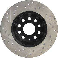 StopTech - StopTech 127.33099L Sport Cross-Drilled & Slotted Disc Brake Rotor - Image 2