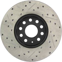 StopTech - StopTech 127.33110L Sport Cross-Drilled & Slotted Disc Brake Rotor - Image 2