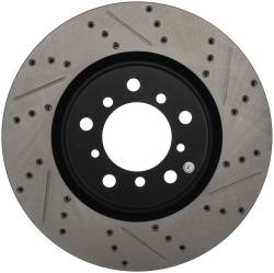 StopTech - StopTech 127.34058L Sport Cross-Drilled & Slotted Disc Brake Rotor for M3 - Image 1