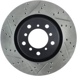 StopTech - StopTech 127.34059R Sport Cross-Drilled & Slotted Disc Brake Rotor for M3 - Image 1