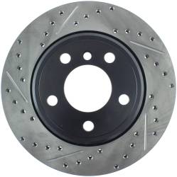 StopTech - StopTech 127.34061R Sport Cross-Drilled & Slotted Disc Brake Rotor for X5 - Image 1