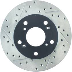 StopTech - StopTech 127.40056R Sport Cross-Drilled & Slotted Disc Brake Rotor - Image 1