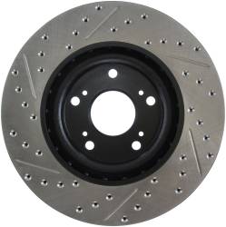 StopTech - StopTech 127.40057L Sport Cross-Drilled & Slotted Disc Brake Rotor - Image 2