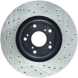 StopTech - StopTech 127.40057R Sport Cross-Drilled & Slotted Disc Brake Rotor - Image 2