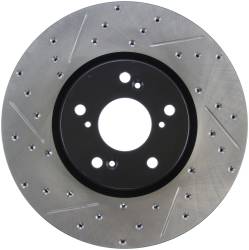 StopTech - StopTech 127.40062R Sport Cross-Drilled & Slotted Disc Brake Rotor for TL - Image 1