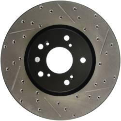 StopTech - StopTech 127.40062L Sport Cross-Drilled & Slotted Disc Brake Rotor for TL - Image 1