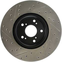 StopTech - StopTech 127.40062L Sport Cross-Drilled & Slotted Disc Brake Rotor for TL - Image 2