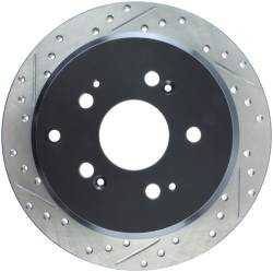 StopTech - StopTech 127.40065R Sport Cross-Drilled & Slotted Disc Brake Rotor - Image 1