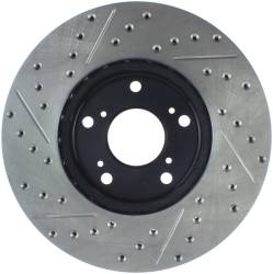 StopTech - StopTech 127.40036L Sport Cross-Drilled & Slotted Disc Brake Rotor - Image 2