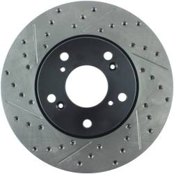 StopTech - StopTech 127.40036R Sport Cross-Drilled & Slotted Disc Brake Rotor - Image 1