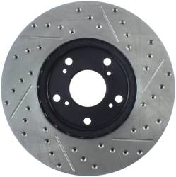 StopTech - StopTech 127.40036R Sport Cross-Drilled & Slotted Disc Brake Rotor - Image 2