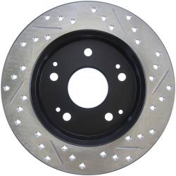 StopTech - StopTech 127.40042R Sport Cross-Drilled & Slotted Disc Brake Rotor - Image 2