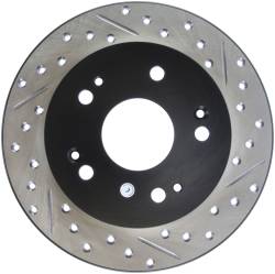StopTech - StopTech 127.40040L Sport Cross-Drilled & Slotted Disc Brake Rotor - Image 1