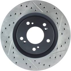 StopTech - StopTech 127.40048L Sport Cross-Drilled & Slotted Disc Brake Rotor for S2000 - Image 1