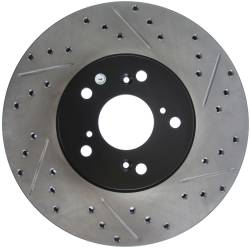 StopTech - StopTech 127.40046L Sport Cross-Drilled & Slotted Disc Brake Rotor - Image 1