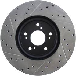 StopTech - StopTech 127.40046L Sport Cross-Drilled & Slotted Disc Brake Rotor - Image 2