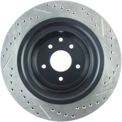 StopTech - StopTech 127.42101R Sport Cross-Drilled & Slotted Disc Brake Rotor - Image 2